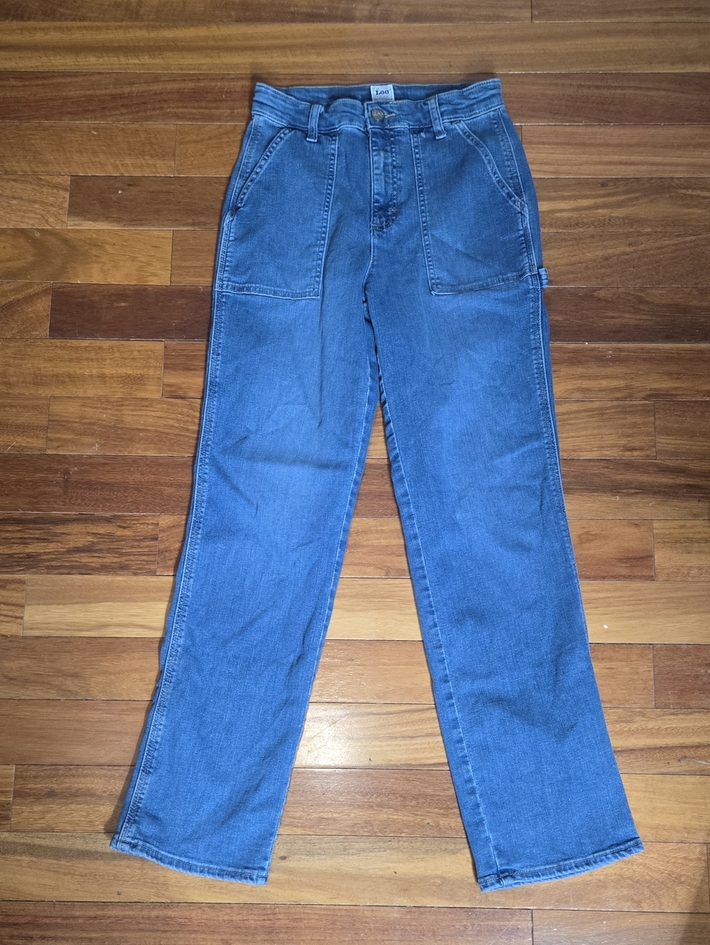 Lee Women's Straight-Leg Carpenter Jeans 6
